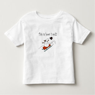 This Is How I Roll Snowman Toddler T-Shirt