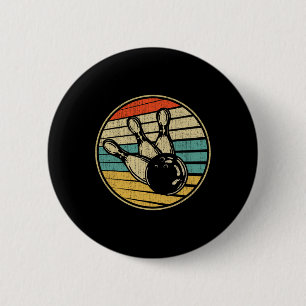 This Is How I Roll Vintage Retro Bowling 60s 70s B 6 Cm Round Badge