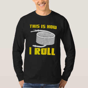 This Is How I Roll Volunteer Firefighter Fireman T-Shirt