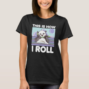 This Is How I Roll  Zoo Animal      Panda Bear T-Shirt