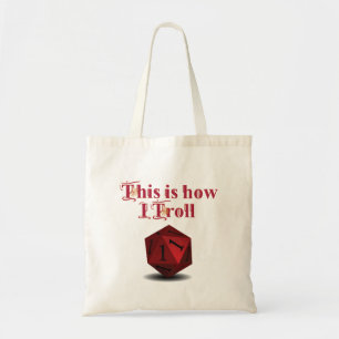 This is how I Troll - Critical Hit RPG Dice Tote Bag