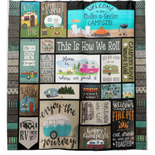 This Is How We Roll Shower Curtain