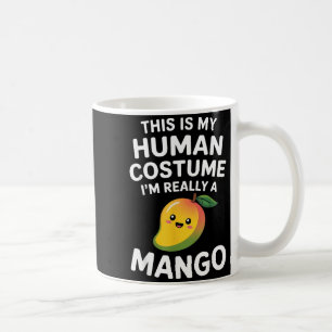 This is Human Costume Funny Kawaii Cute Mango Coffee Mug
