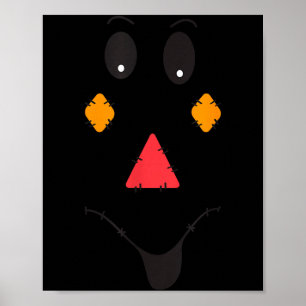 This is human costume i’m a scarecrow scary smile poster