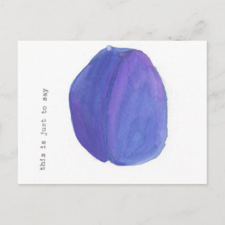 This is just to say... (William Carlos Williams) Postcard