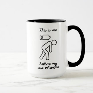 This is me before my cup of coffee