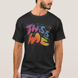 This is me trendy vibrant pop culture tshirts
