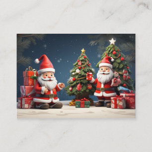 this is Merry Christmas design and happy holiday  Business Card