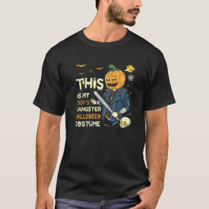 This is My 1920s Gangster Costume Halloween Mafia T-Shirt