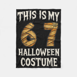 This Is My 67 Halloween Costume Design For Kids An Fleece Blanket