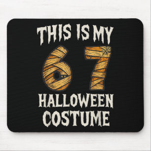 This Is My 67 Halloween Costume Design For Kids An Mouse Pad