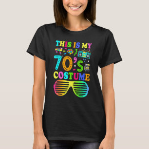 This Is My 70s Costume 70's Party 1970s Halloween T-Shirt