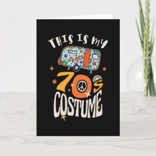 This is my 70s Costume Card