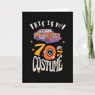 This is my 70s Costume Card