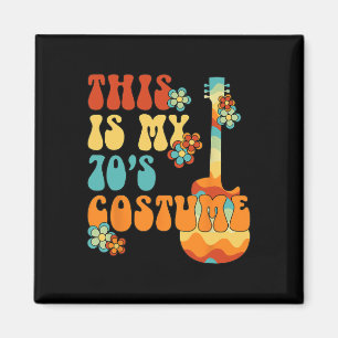 This Is My 70s Costume Fun Groovy Peace Halloween Magnet