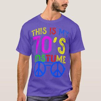 This Is My 70s Costume Funny Halloween 70's 1970s  T-Shirt
