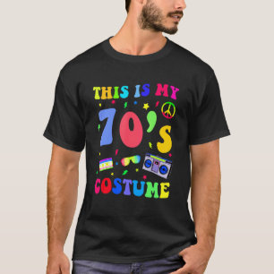 This is My 70s Costume  Groovy Hippie Peace Hallow T-Shirt