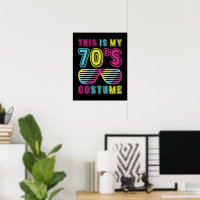 This Is My 70s Costume Retro Colourful 70s Party