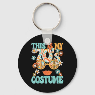 This Is My 70s Costume Women 1970s Party 70s Outfi Key Ring