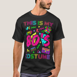 This Is My 80S Costume 1980S Party 80'S Outfit Men T-Shirt