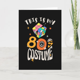 This is my 80s Costume Card