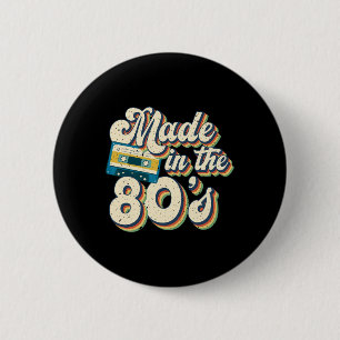 THIS IS MY 80s COSTUME Fancy Dress Party Idea Hall 6 Cm Round Badge