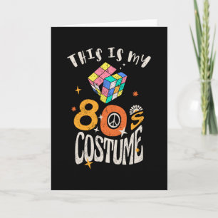 This is my 80s Costume Grunge effect Card