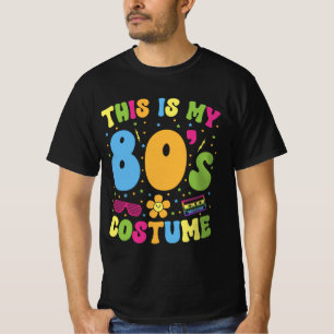 This Is My 80s Costume Retro 80s Party Gift T-Shirt