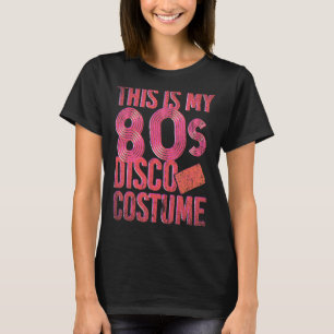 This Is My 80s Disco Costume Party Cassette Retro T-Shirt