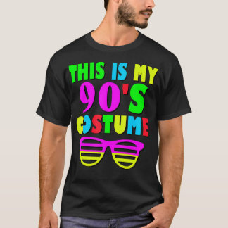 This Is My 90-S Costume 	 80'S 90'S Party Tee