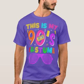 This Is My 90s Costume Retro 90s Music Theme Party T-Shirt