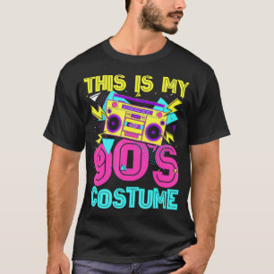 This Is My 90s Costume Retro 90s Music Theme Party T-Shirt