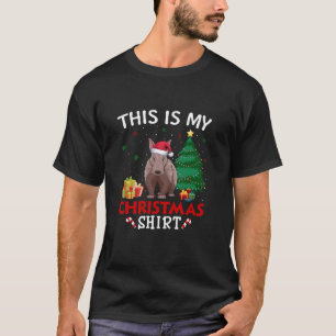 This is My Aardvark Santa Hat Christmas Pajama T S T-Shirt