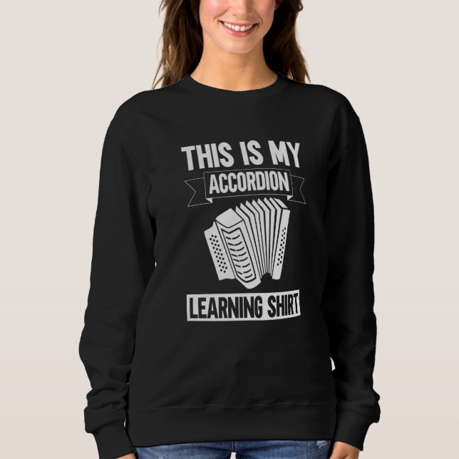This Is My Accordion Learning Shirt - Accordionist (Front)