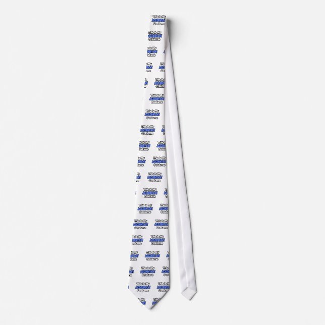 This Is My Accountant Costume Tie (Front)