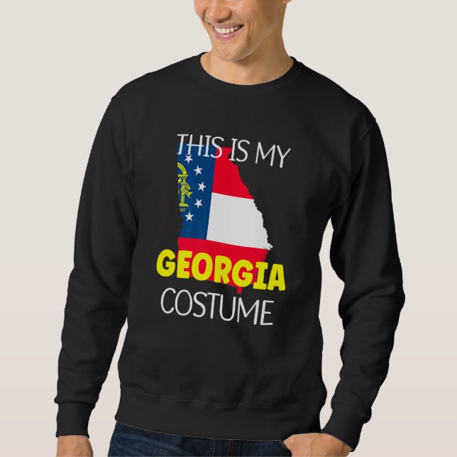 This is my American Georgia Costume Party  Hallowe Sweatshirt (Front)