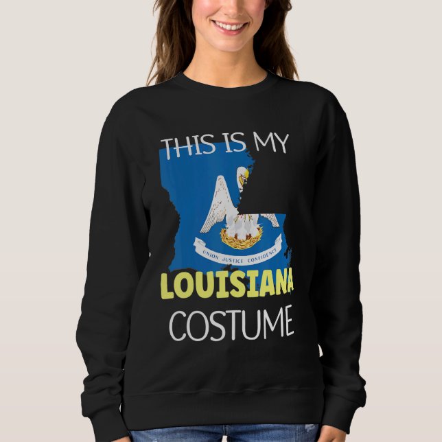 This is my American Louisiana Costume Party  Hallo Sweatshirt (Front)