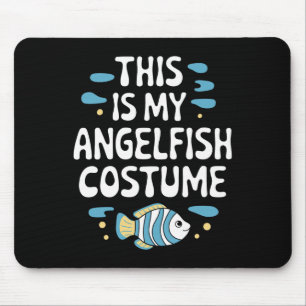 This Is My Angelfish Costume Halloween Simple Cost Mouse Pad