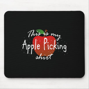 This is my apple picking  Fun fall harvest  Mouse Pad