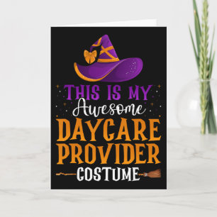 This Is My Awesome Daycare Provider Costume - Hall Card