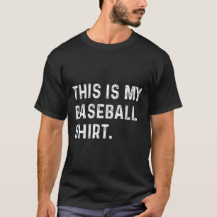 This Is My Baseball Shirt - Pitcher Catcher Mum Da