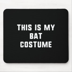 This Is My Bat Costume Halloween Funny Easy Kids A Mouse Pad