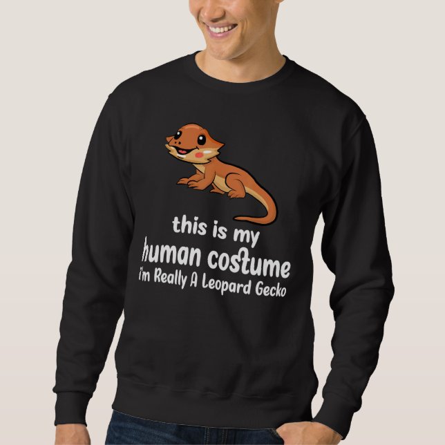 This Is My Bearded Dragon Costume Pet Sweatshirt (Front)