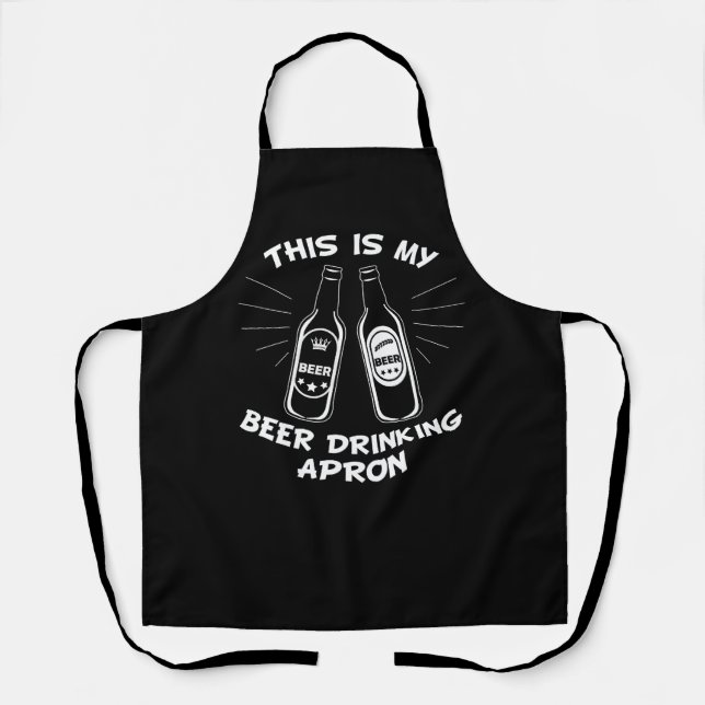This is my Beer Drinking Apron (Front)