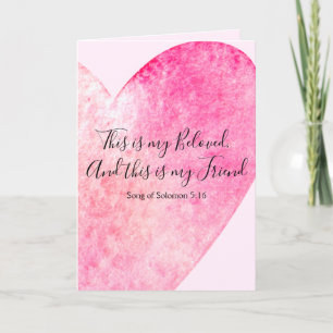 This is My Beloved Greeting Card