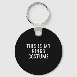 This Is My Bingo Costume Halloween Funny Easy Kids Key Ring