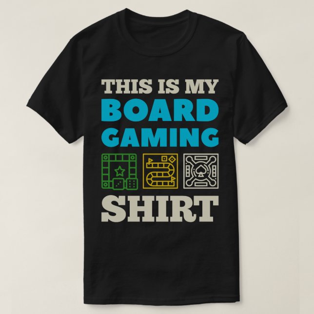 This Is My Board Gaming  Board Games Lover T-Shirt (Design Front)
