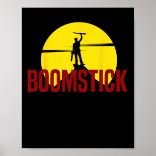 This Is My Boomstick Shotgun Dead Red Evil  Poster