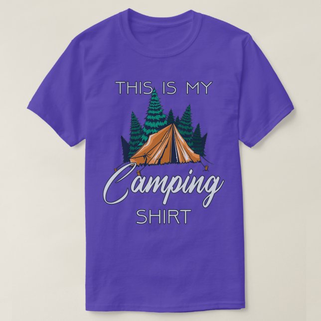 This is my camping 8 T-Shirt (Design Front)
