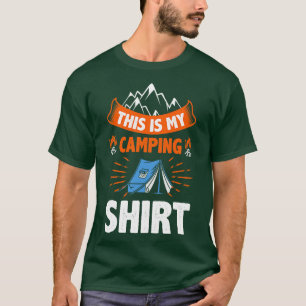 This Is My Camping Camping Trailer Camper Van 1 T-Shirt